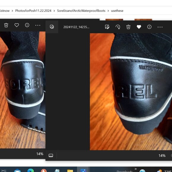 Sorel Joan of Arctic Women's Waterproof Black Suede Faux Fur-Lined Boot Size 9 - Picture 11 of 16